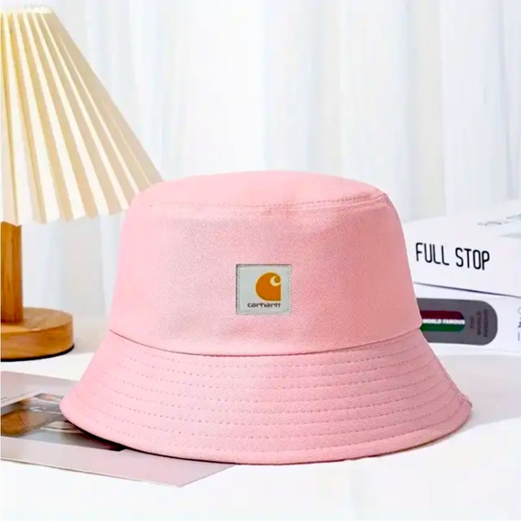 Carhartt Accessories - CARHARTT Pink Large Brim Fishing Bucket Hat